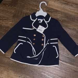 Janie and jack navy blazer size 18-24 months